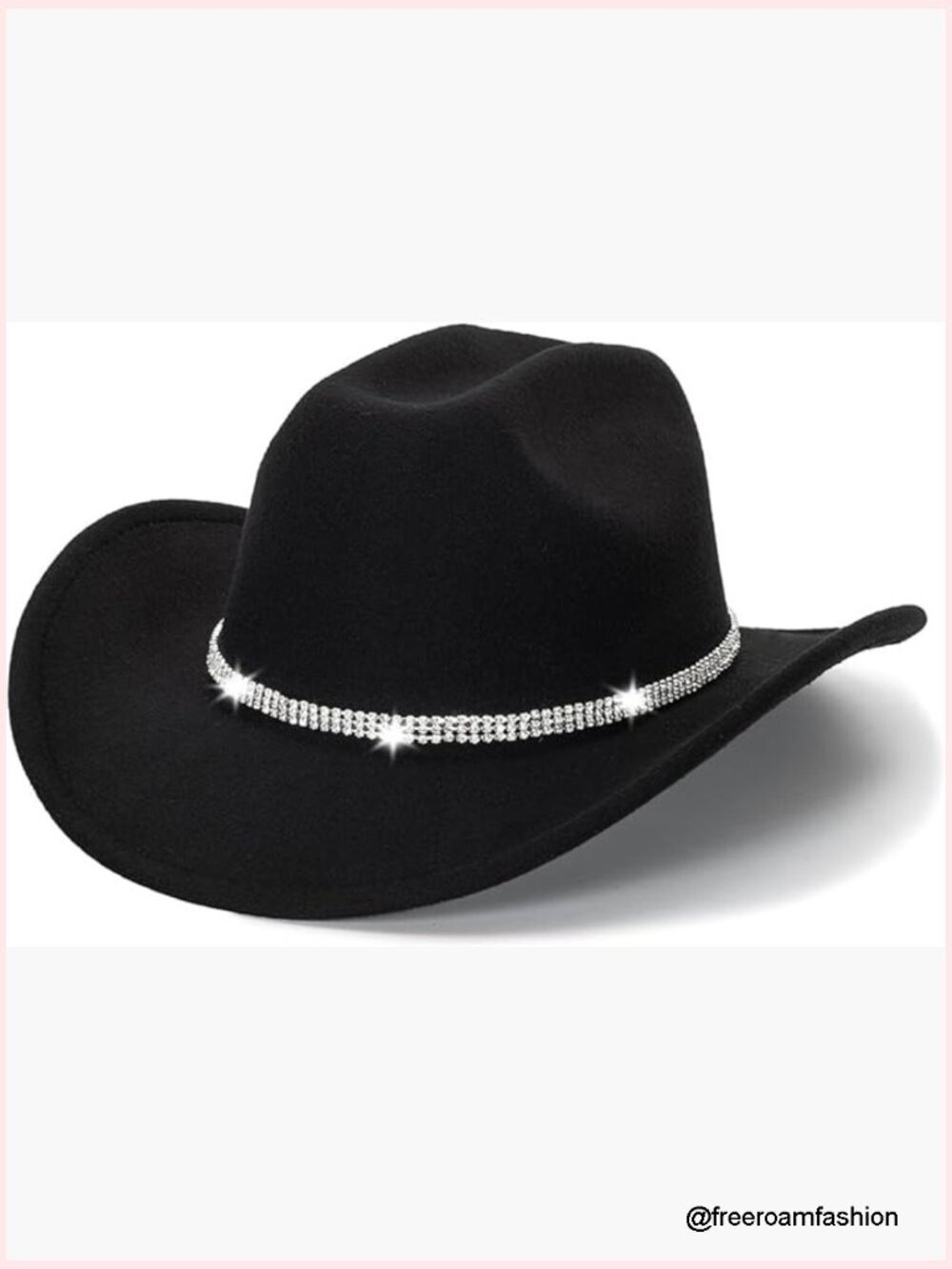 Unisex Felt Western Cowboy Hat - Classic Tejana Style Fedora for Adults